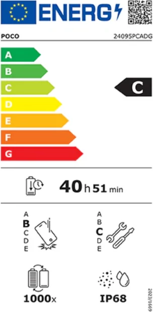Celular POCO F7 5G 12GB/256GB, i bardhë