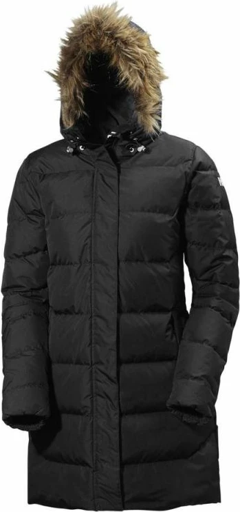 Pallto parka Helly Hansen për femra, e zezë
