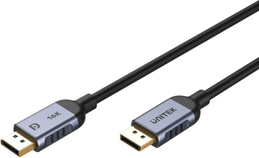 Kabëll DisplayPort UNITEK C1626GY01-1M, 1 m, Gri