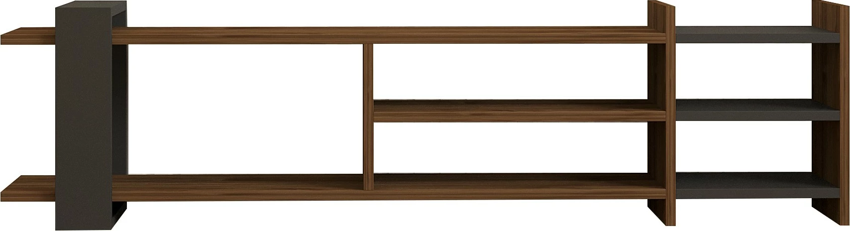 Komodë televizori Hanah Home, Zeyna, ngjyrë arrë dhe antracit