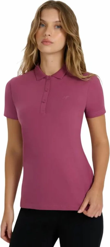 Maicë polo për femra 4F, burgundy