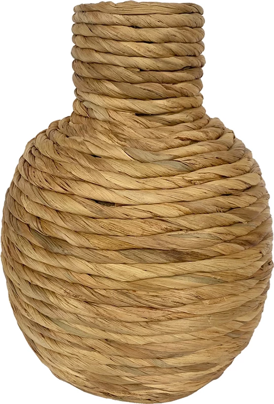 Vazo dekorative Ios, bambu natyrale, 21x21x31cm