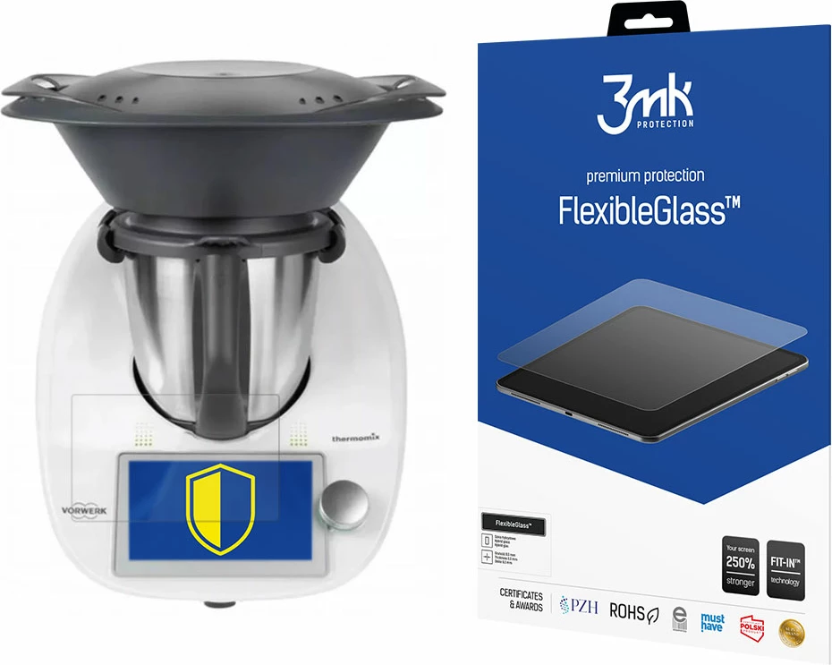 Xham mbrojtës hibrid 3mk FlexibleGlass për Thermomix TM6