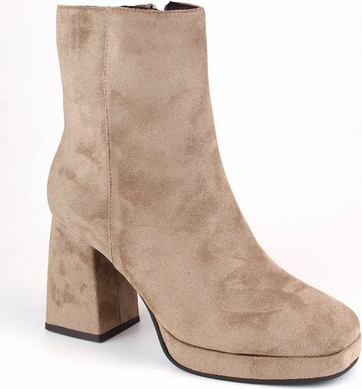 Çizme të gjera për femra Jezzi, ngjyrë bež