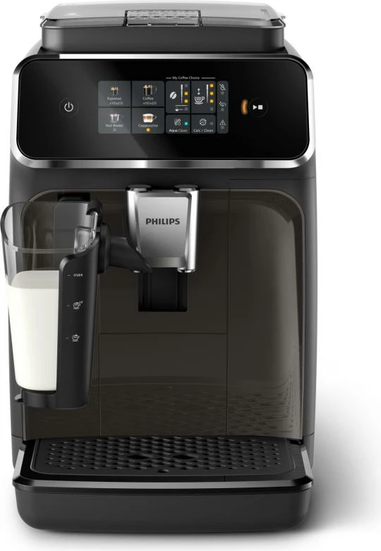 Makineri kafeje automatike, Philips EP2334/10, presion 15 bar, rezervuar ujit 1.7–2.1 L, sistem LatteGo, e zezë