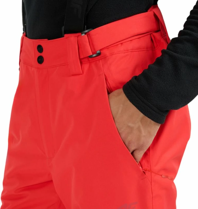 Pantallona skijimi për meshkuj 4F, të kuqe