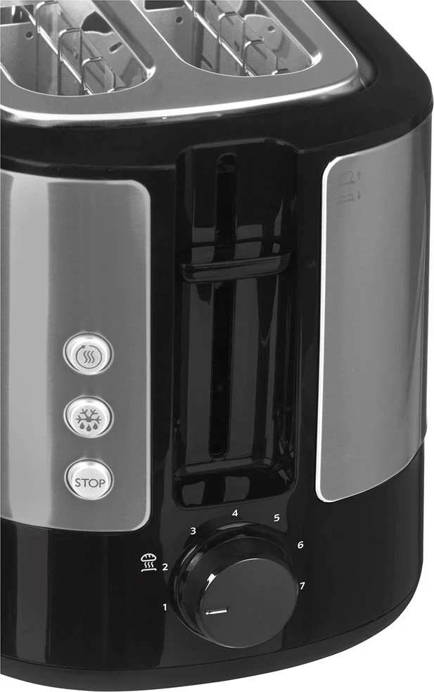 Tostier Philips Viva Collection HD2637/90, 2 feta, Inox/zi