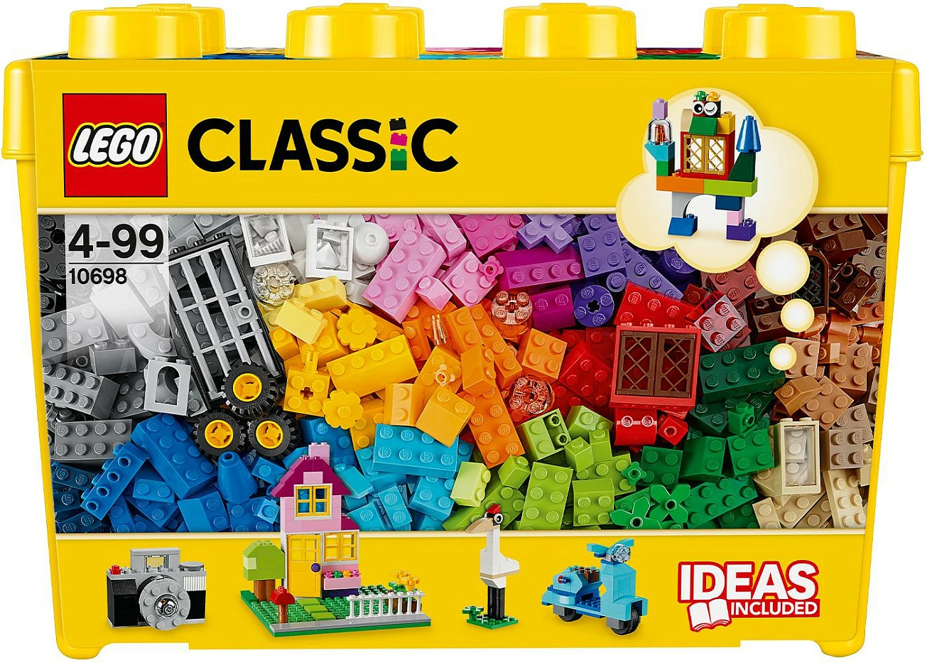 Set ndërtimi LEGO Classic 10698, 790 pjesë, shumëngjyrësh