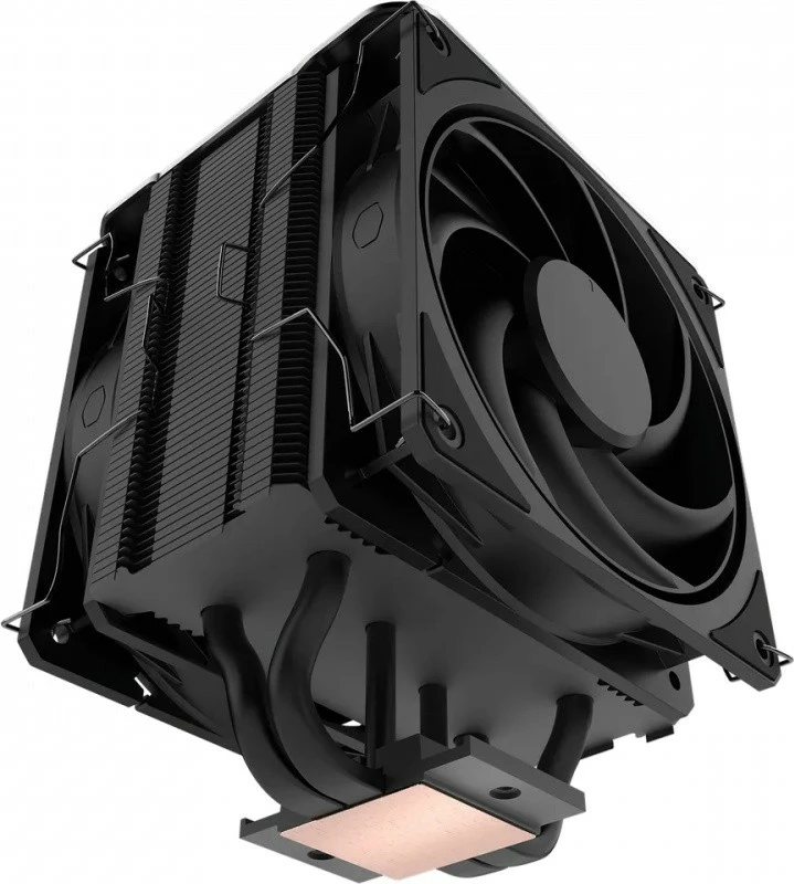 Ftohës CPU Cooler Master V4 Alpha 3DHP, 120 mm, 2 fana, PWM 4-pin, i pajtueshëm me LGA115x/1200/1700/1851 & AM4/AM5, Black