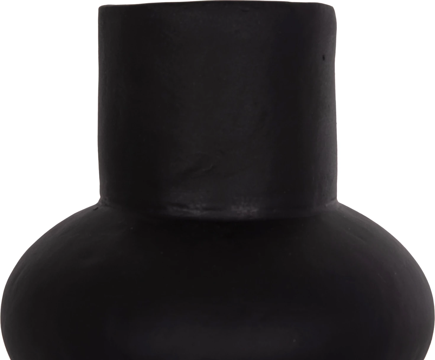 Vazo dekorative tavoline LEMA, terrakotë, e zezë, FH4664.01S, 22x22cm