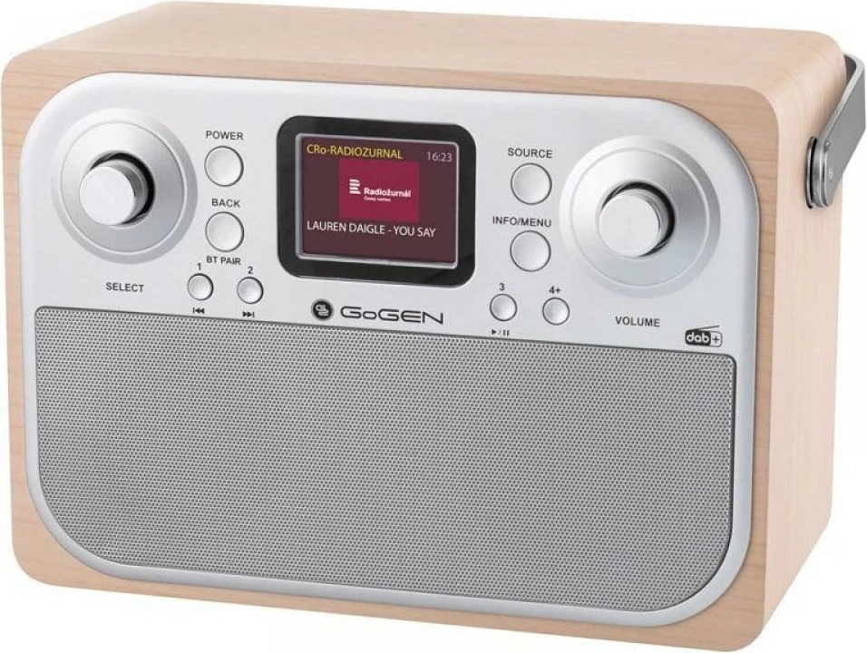 Radio Digjitale me DAB+, FM, Bluetooth dhe Alarm GOGEN GOGDAB700BTCS (Krem)