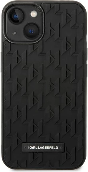 Mbështjellës Karl Lagerfeld KLHCP14MRUPKLPK për iPhone 14 Plus 6.7", hardcase, 3D Monogram, i zi