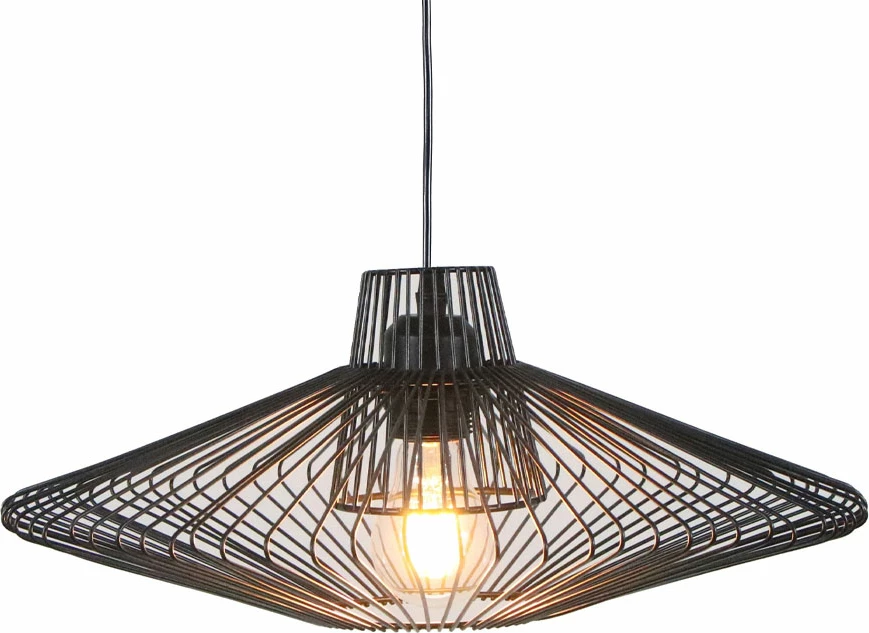 Llambë varëse ZUMA A, metal i zi, 41x41x17cm