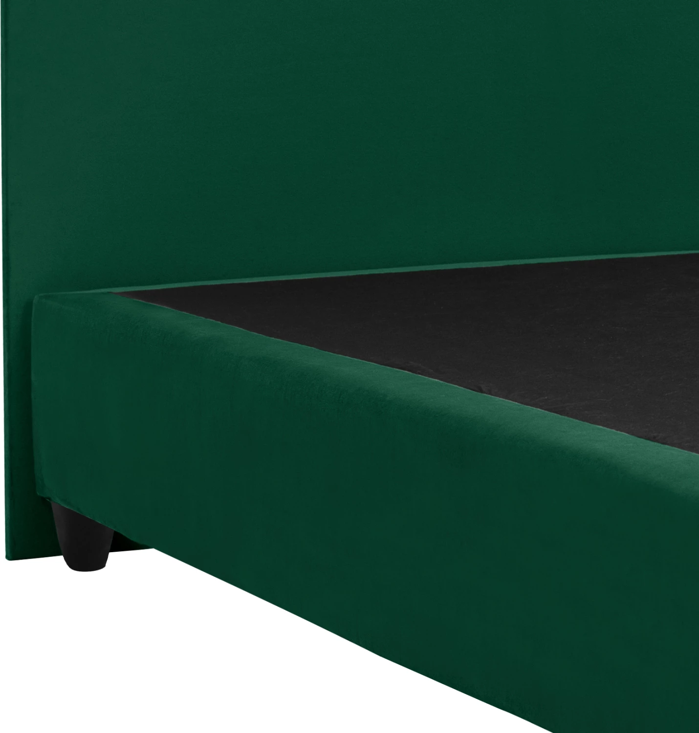 Krevat DOLORES, kadife jeshile selvi, 150x200