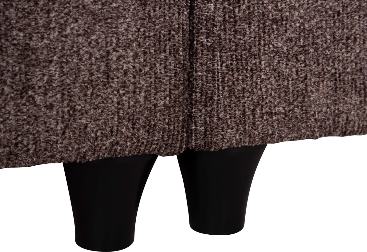 Krevat dopio HILDA, stof boucle ngjyrë kafe, FH717.02, për dyshek 160x200cm