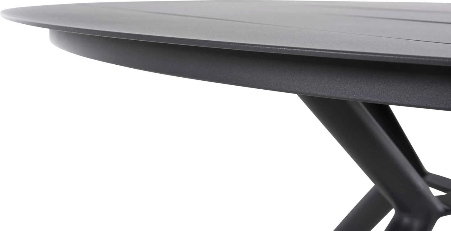 Tavolinë e jashtme e rrumbullakët HIGER FH6061.03 alumini antracit Φ126Χ73H cm