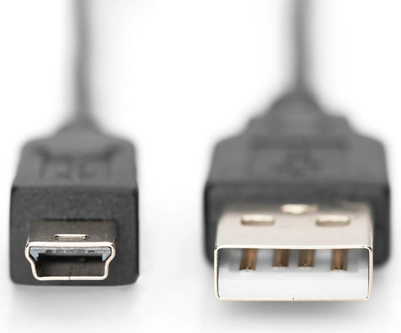 Kabllo USB 2.0 Digitus 3m, USB A në Mini-USB B, e zezë