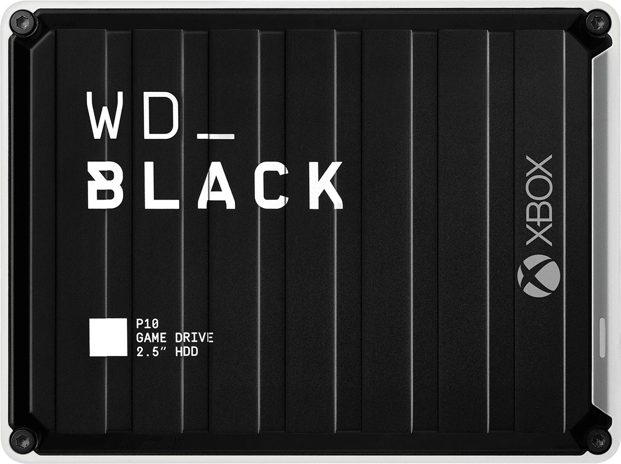 Hard disk i jashtëm Western Digital WD BLACK P10 Game Drive 2TB, USB 3.2, për Xbox, zi/bardhë