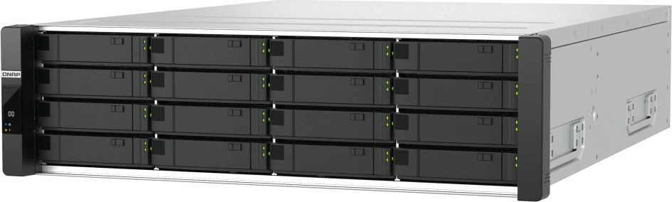 Server NAS, QNAP ES1686dc-R2-2142IT-96G, 16x 3.5" LFF SAS, 0 HDD, RAM Memorje 96GB, 4x 10GbE SFP+, Rack 3U
