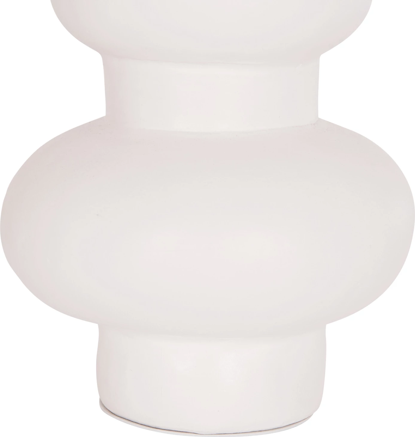 Vazo dekorative tavoline LEMA, terrakotë e bardhë, FH4664.02M, 22x29cm