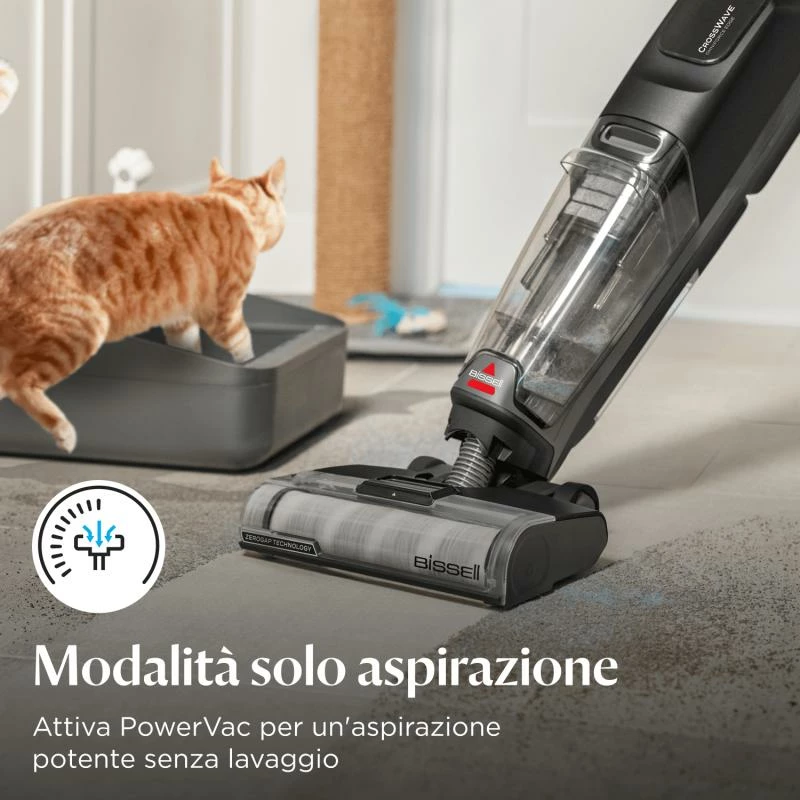 Fshesë me korrent dhe larëse dyshemesh, Bissell CrossWave OmniForce Edge Pro 4000N, 5 kg, set me aksesorë, e zezë