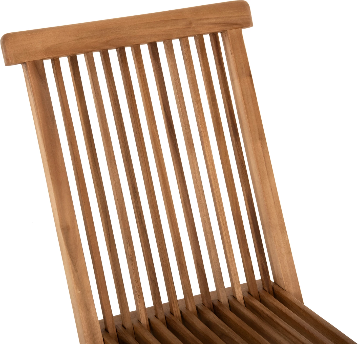 Tavolinë me karrige për terasë, 5 pjesë, palosëse, Kendall FH11950, dru teak, ngjyrë natyrale