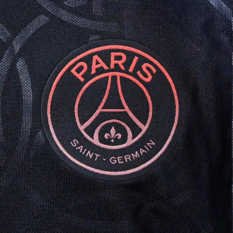 Fanellë për fëmijë Nike Jordan PSG, e zezë