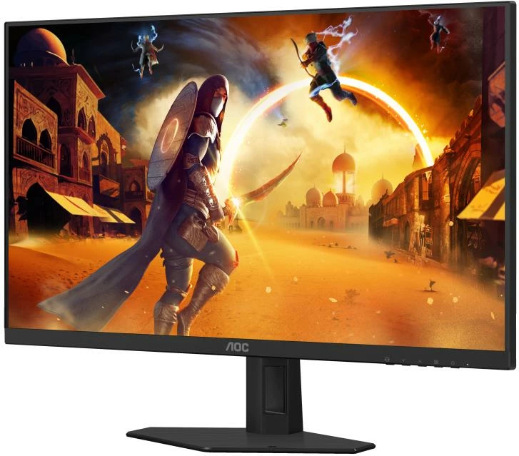 monitor gaming, AOC, 25G4SRE, 24.5", 300Hz OC 310Hz, 1ms GtG, Fast IPS, HDR400, G-SYNC, USB hub, e zezë/e kuqe