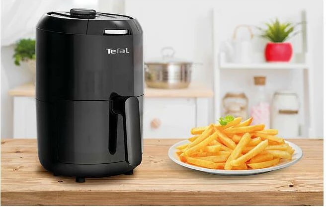 Fritezë ajri, Tefal EY1018, 1.6 L, timer 30 min, e zezë