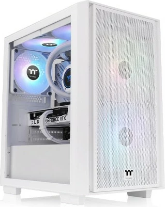 Kasë Thermaltake Versa H16 TG ARGB, Micro Tower, e bardhë