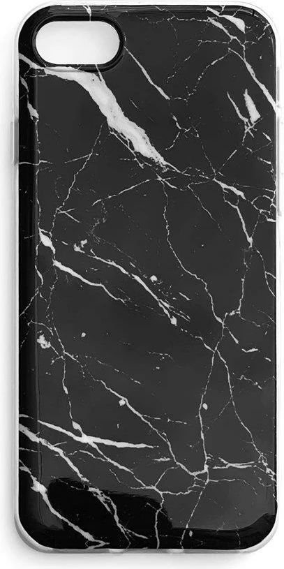 Mbështjellës Wozinsky Marble për Samsung Galaxy M51, TPU, i zi
