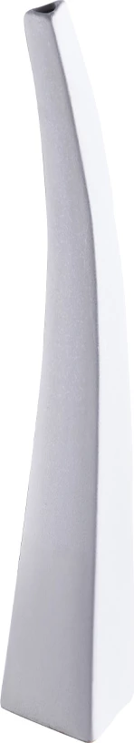 Vazo dekorative IRIDA, qeramike, e bardhë, 14x12x69cm