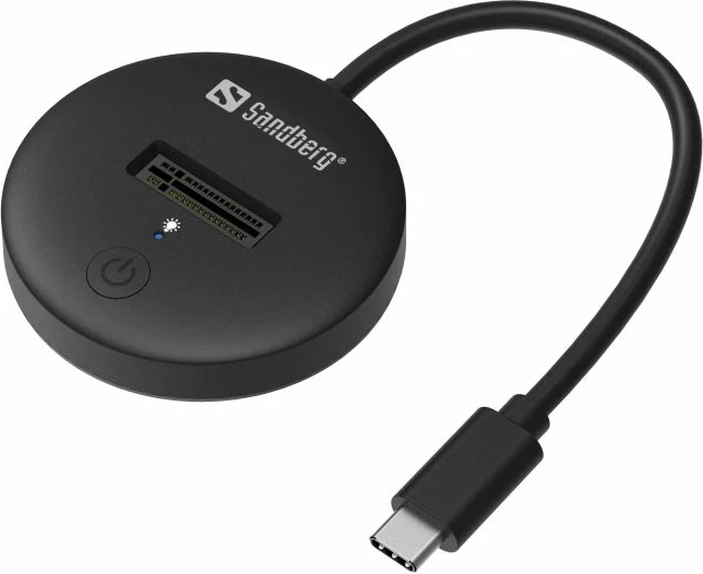 Dock USB 3.2 për SSD M.2/NVMe Sandberg 136-47, USB-C, 10Gbps, i zi