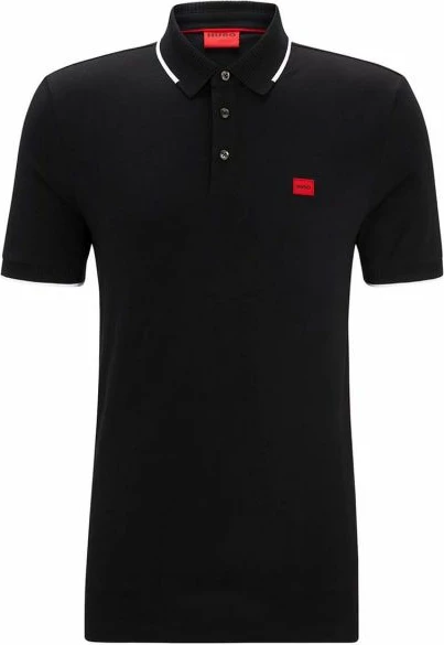 Maicë polo për meshkuj Hugo, e zezë