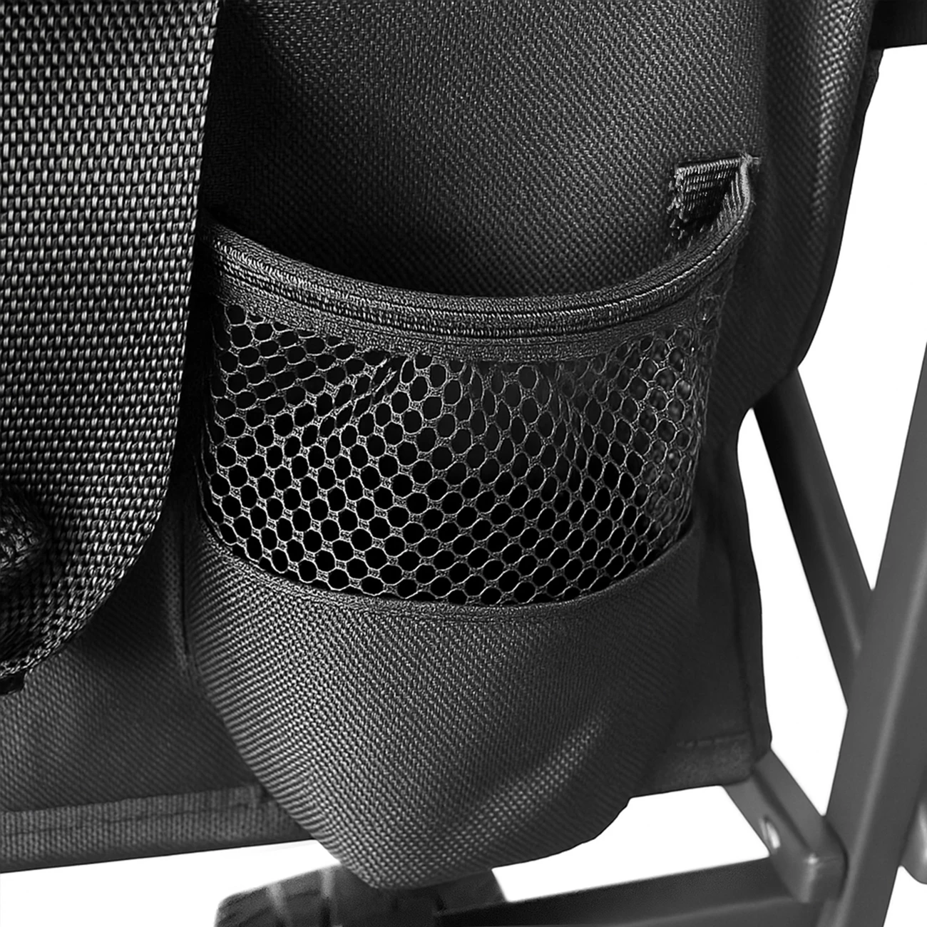 Karrocë transporti palosëse, Wozinsky WZP-100, kapacitet deri 100 kg, rrota të gjera terreni, pëlhurë Oxford 600x300D, me rrjetë sigurie, e zezë