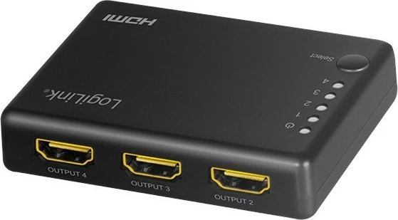Splitter HDMI LogiLink HD0036, 4xHDMI, 4K, 30Hz, i zi