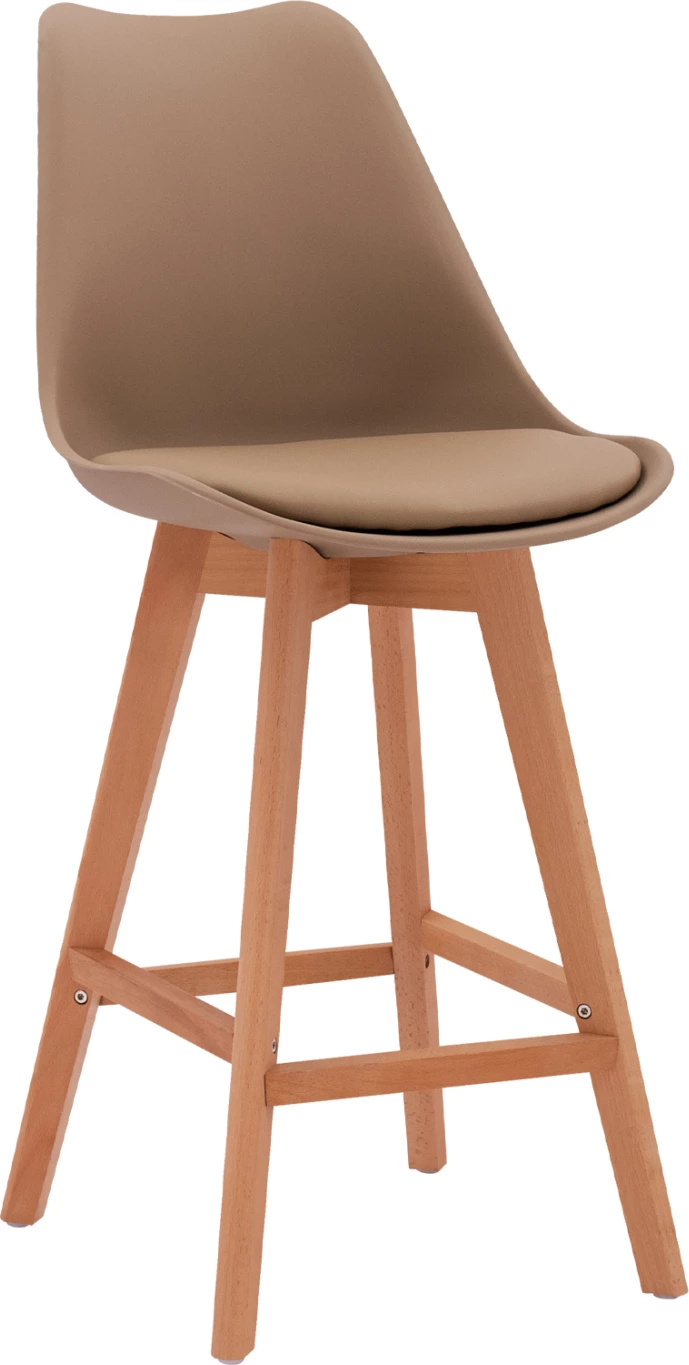 Karrige për bar Vegas FH8000.45 ngjyrë kapuçino 48x58x105 cm, set prej 4 copash