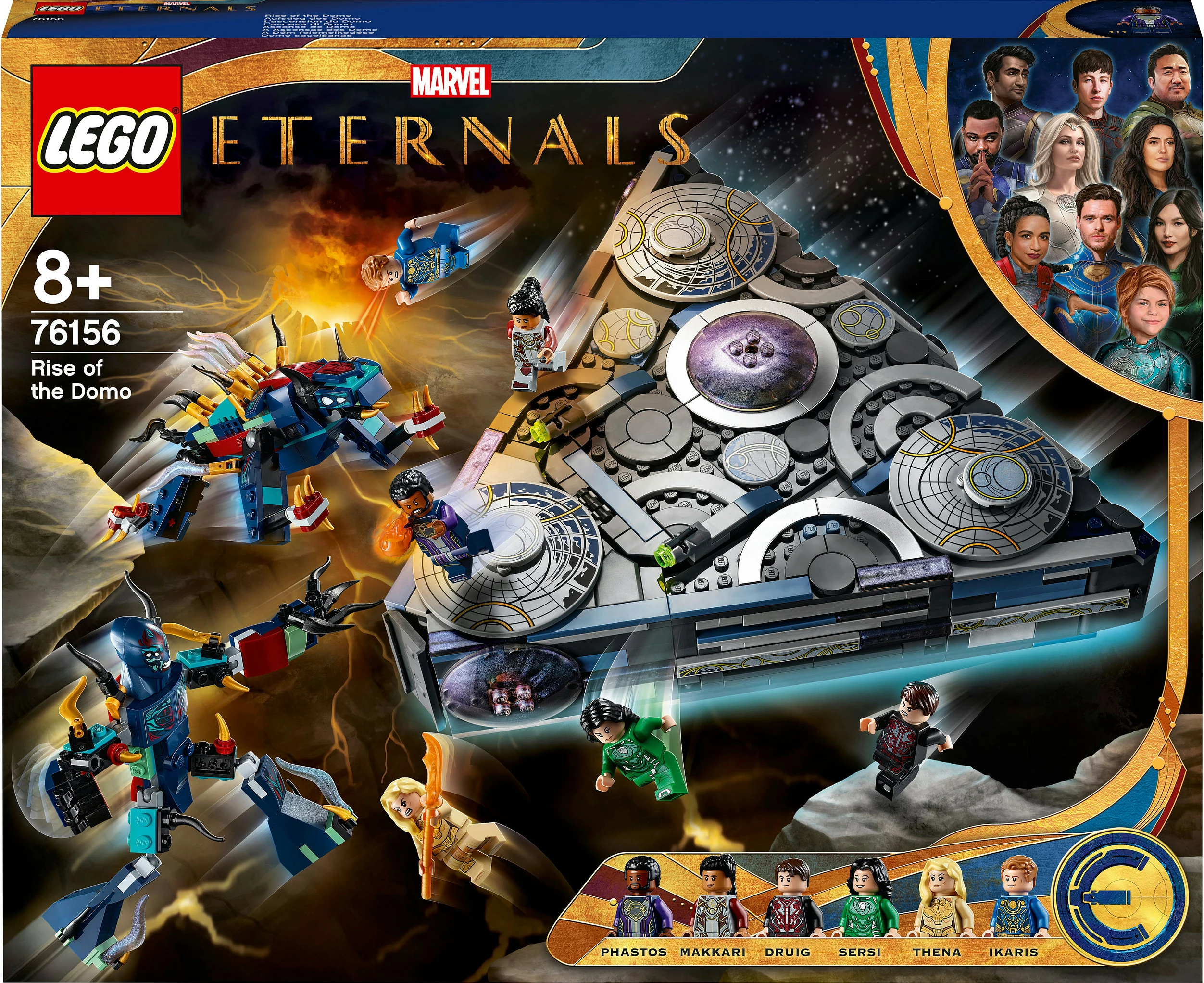 Set ndërtimi LEGO Marvel Avengers Rise of the Domo, 8 vjeç, plastik, 1040 pjesë