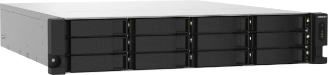 Server NAS QNAP TS-1232PXU-RP-4G 12-bay 4GB RAM 2x 10GbE SFP+ 2U Rack, e zezë