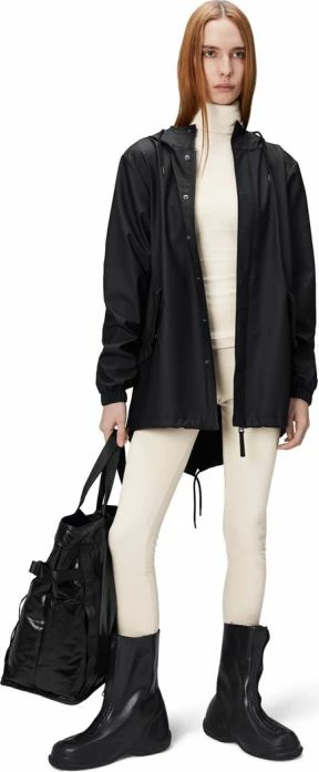 Jakne për femra e meshkuj Rains, e zezë