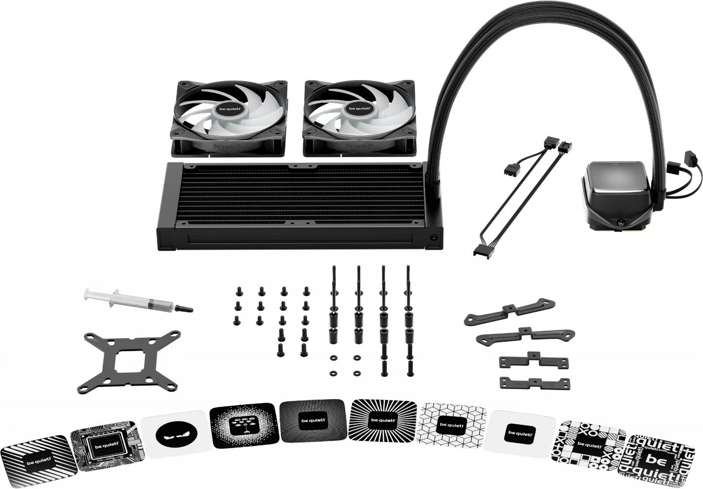 Ftohës CPU me lëng be quiet! Pure Loop 3 LX 240mm, ARGB, 2 ventilatorë