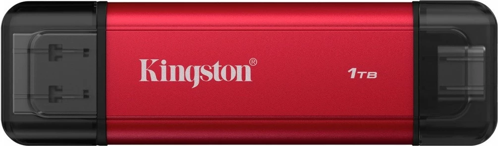 SSD i jashtëm, Kingston Dual Portable SPSD/1TB 1TB USB 3.2 Gen 2 USB-A/USB-C, e kuqe/zezë