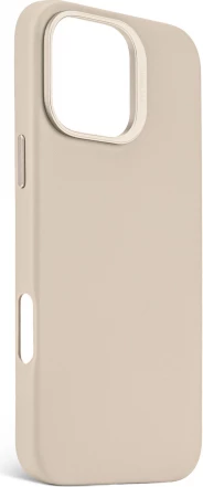 Mbështjellës Decoded Leather Backcover me MagSafe për iPhone 16 Pro Max, bezhë