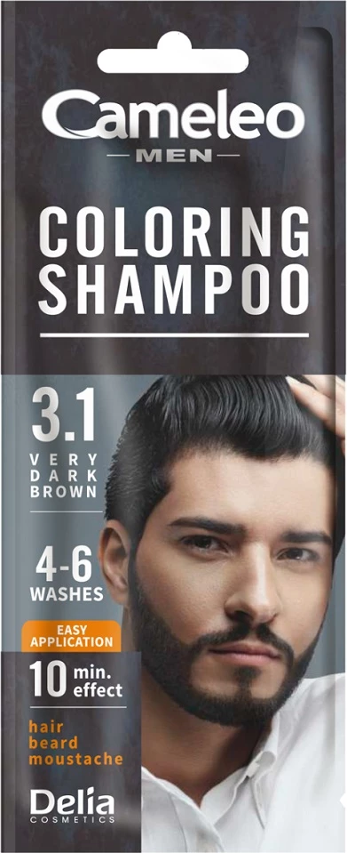 Shampon ngjyrues për meshkuj Cameleo 3.1 Very Dark Brown 15ml