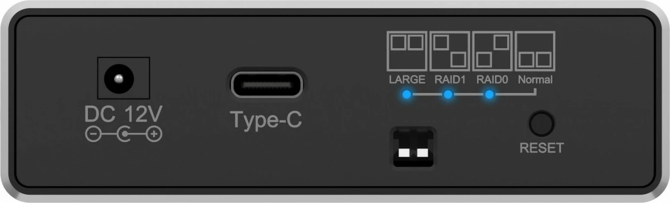 Kasë e jashtme IcyBox IB-RD2253-C31 për 2x 2.5" HDD/SSD, USB 3.2 Gen 2, RAID, e zezë