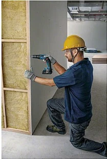 Kaçavidë elektrike Bosch GTB 18V-45 Professional, 18V, 4500 RPM, zi/blu