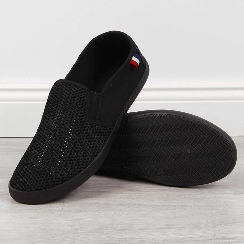Atlete slip-on për meshkuj Yakimasport News, të zeza