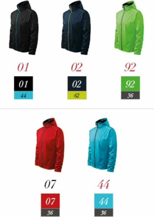 Jakne për meshkuj Malfini, e kuqe