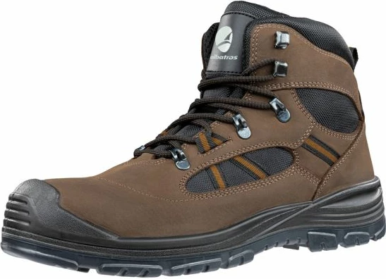 Këpucë për meshkuj Albatros Timber Mid M, ngjyrë kafe e errët