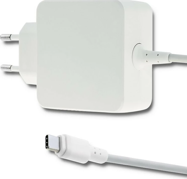 Karikues mur Qoltec 45W, USB-C, i bardhë
